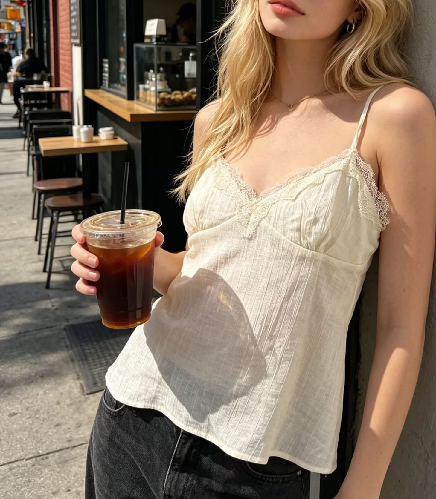 Women Clothing Wrinkle Effect Underwear Top
