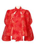 Sweet Women Shirt All Match High Sense Organza Small Shirt Top Spring Clothes