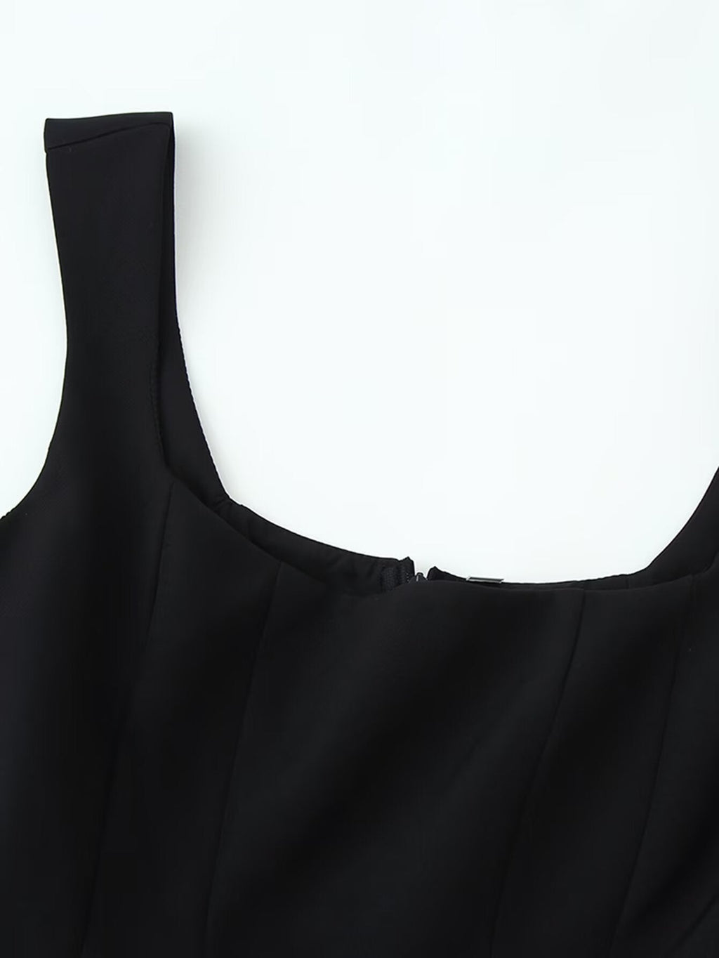Women Clothing Fashionable All Match U Collar Vest Camisole Top
