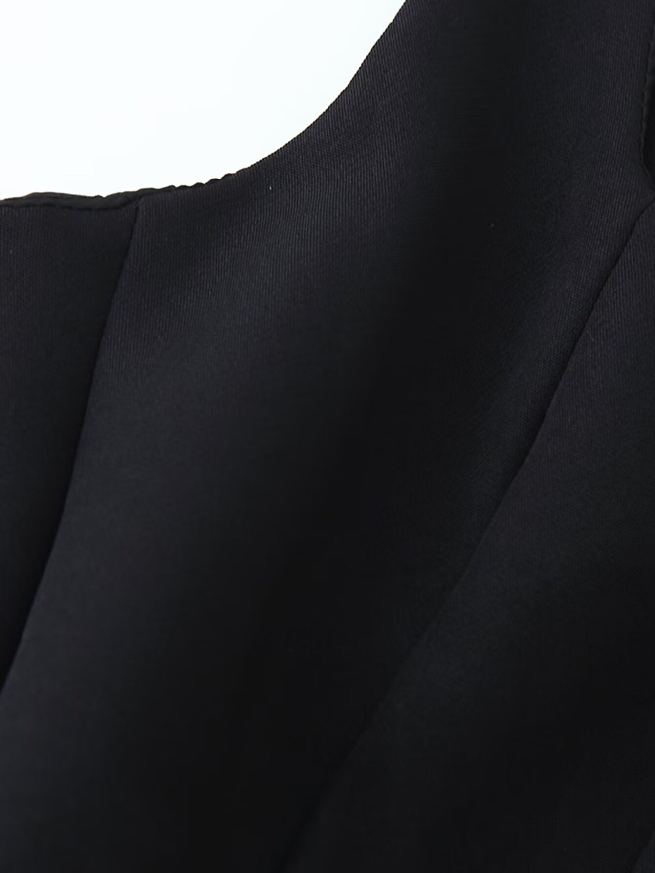 Women Clothing Fashionable All Match U Collar Vest Camisole Top