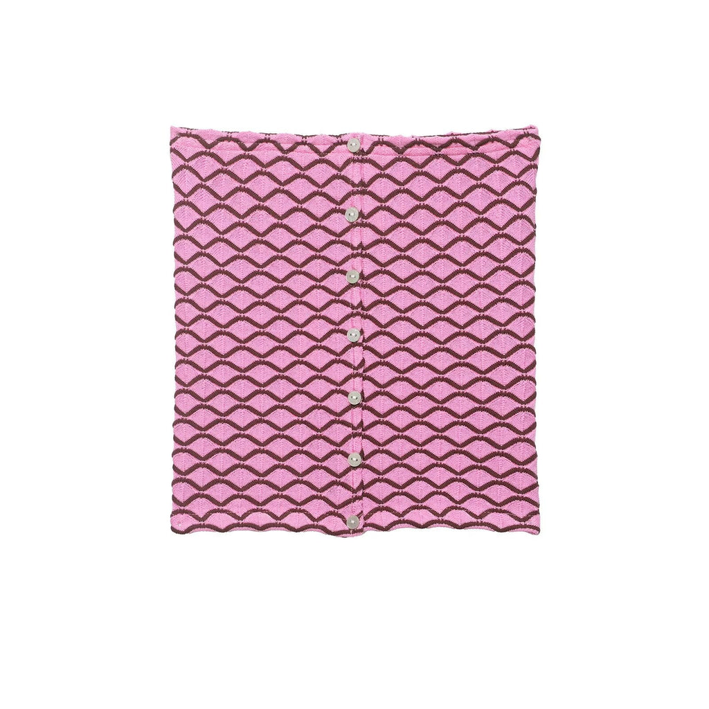 Women Clothing Summer Sexy Sexy Knitted Jacquard Tube Top