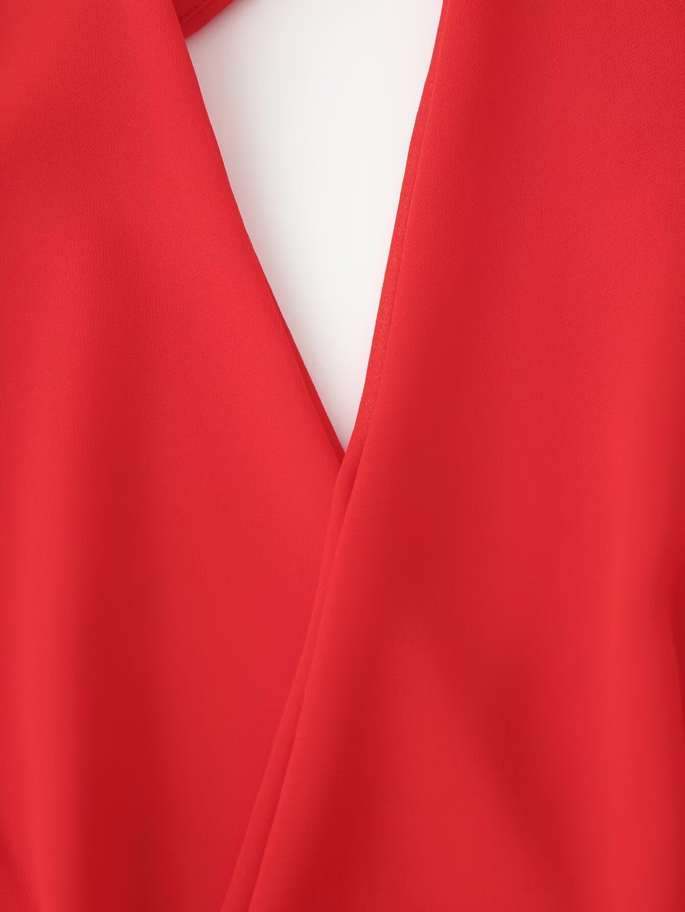 Women Clothing Slim Fit Red V neck Elegant Halter Maxi Dress