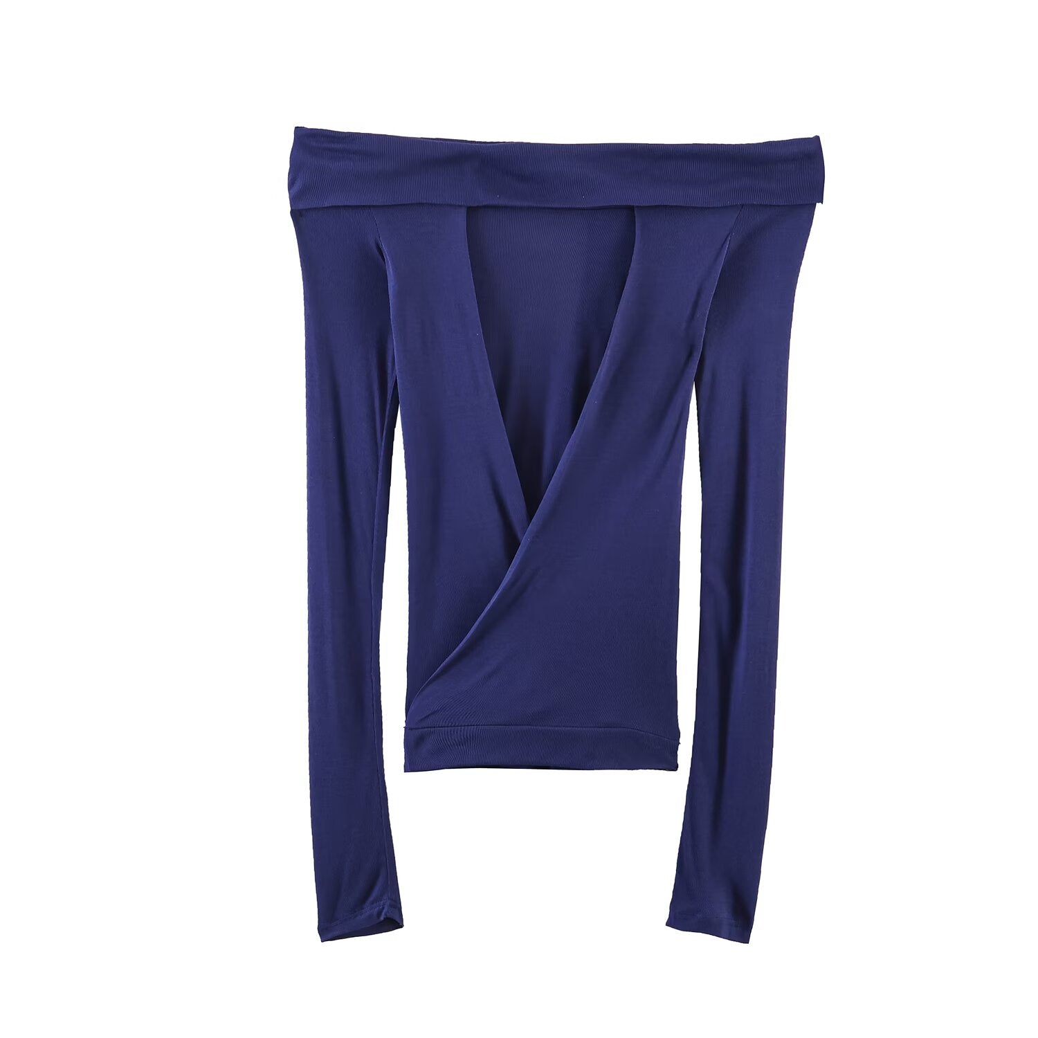 Women Clothing Summer Cross off Shoulder Bow Top
