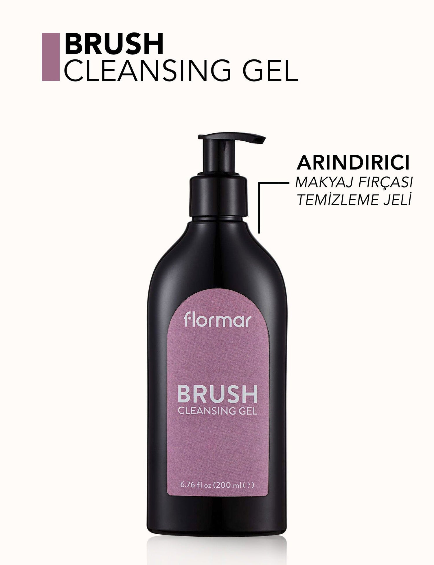 Flormar Purifying &amp; Softening Makeup Brush Cleansing Gel 150ml