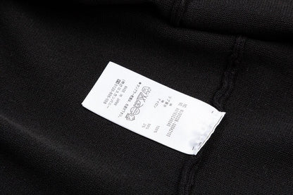 Thom Browne Black T-Shirt with Collar
