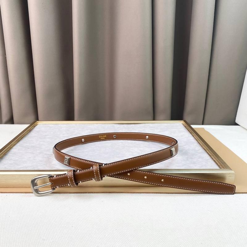 Celine Women Silver Buckle Belt &