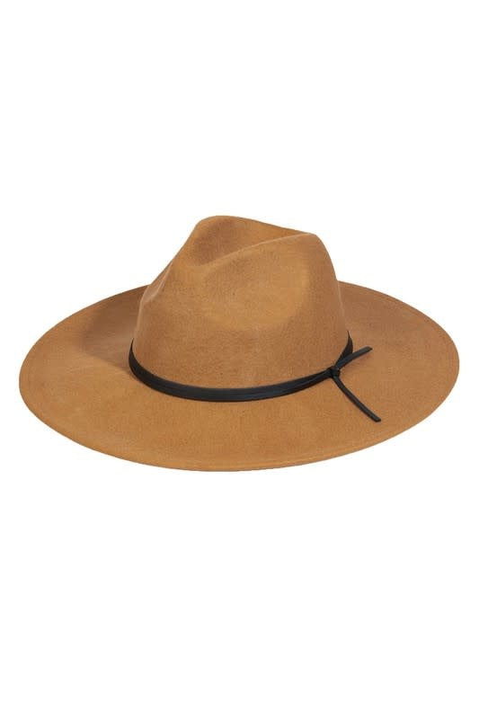 Wool Felt String Strap Hat