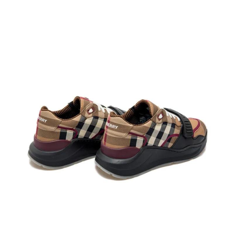 Burberry Ramsey Check Sneakers Birch Brown