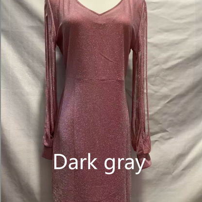 Womens Tassel Bodycon Dress