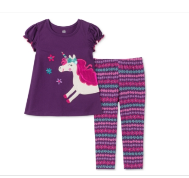 Kids Headquarters Little Girls Tunic &amp; Leggings