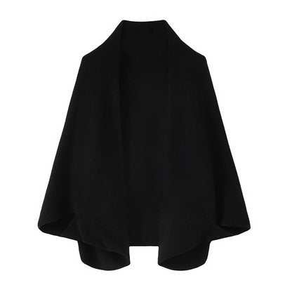 Wool plain-width shawl scarf