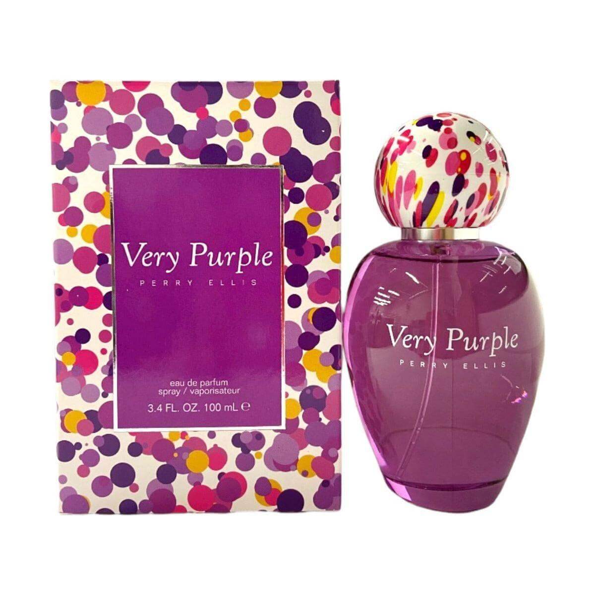 Very Purple by Perry Ellis Eau De Parfum Spray for Women 3.4 oz