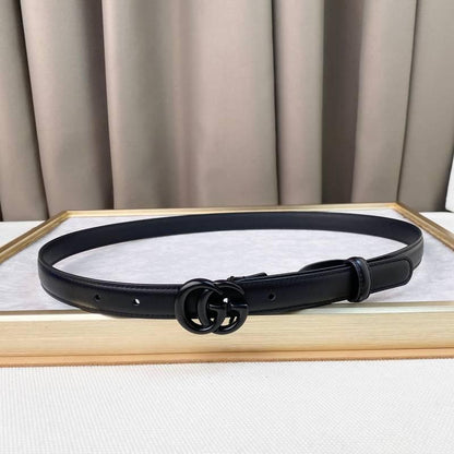 GUCCI Embellished coated-canvas and leather belt &