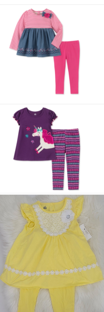 Kids Headquarters Little Girls Tunic &amp; Leggings