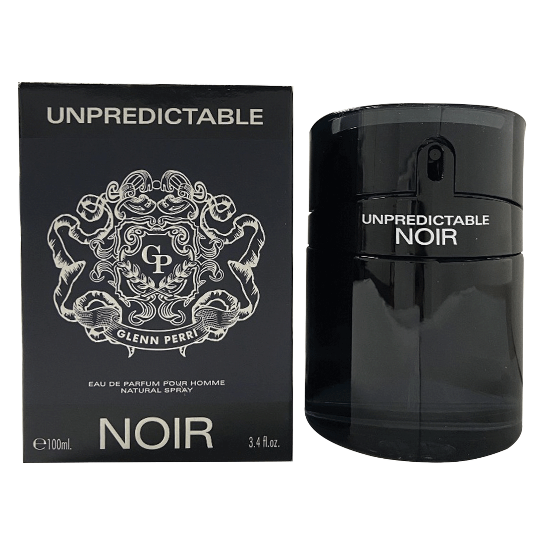 Unpredictable Noir by Glenn Perri Eau De Parfum for Men 3.4 oz