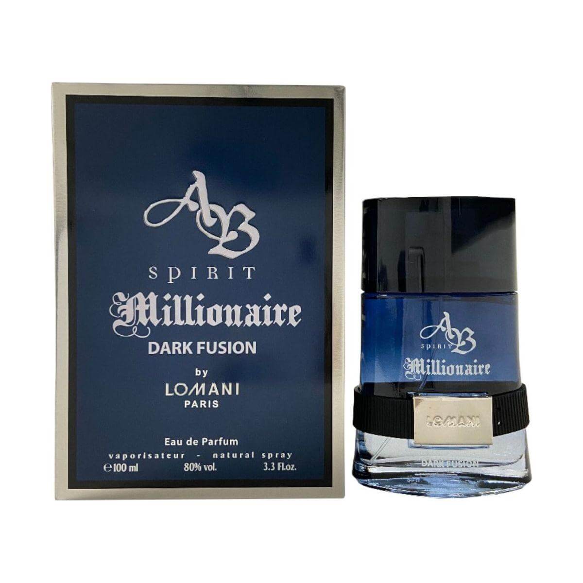 Lomani AB Spirit Millionaire Dark Fusion for Men EDP 3.4 oz / 100ml