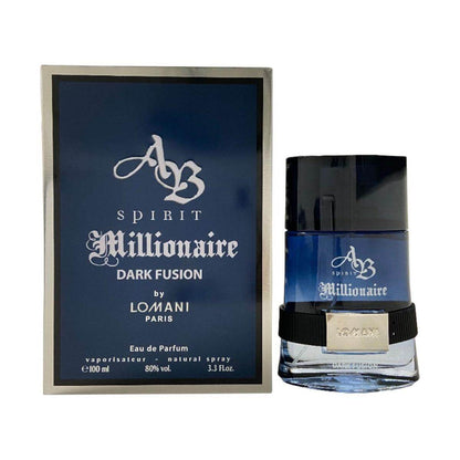 Lomani AB Spirit Millionaire Dark Fusion for Men EDP 3.4 oz / 100ml