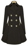 Slim Fit Mittellanger Büromantel Damen Trenchcoat für Frühling und Herbst in Übergröße