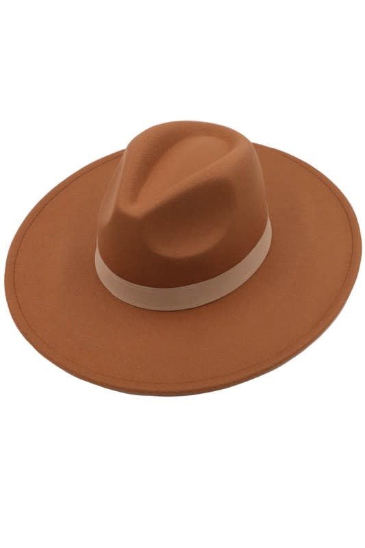 Faux Wool Fedora Hat
