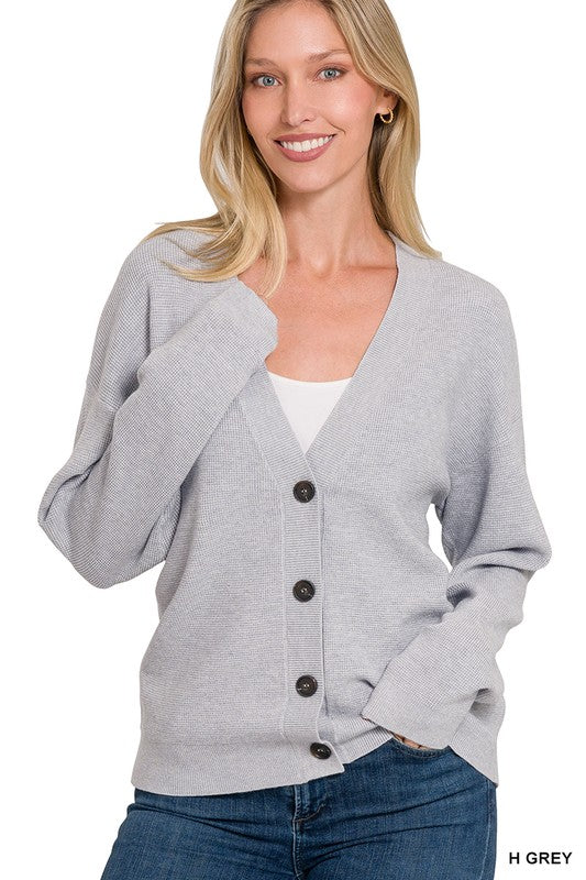 Viscose Sweater Cardigan: 6 Colors