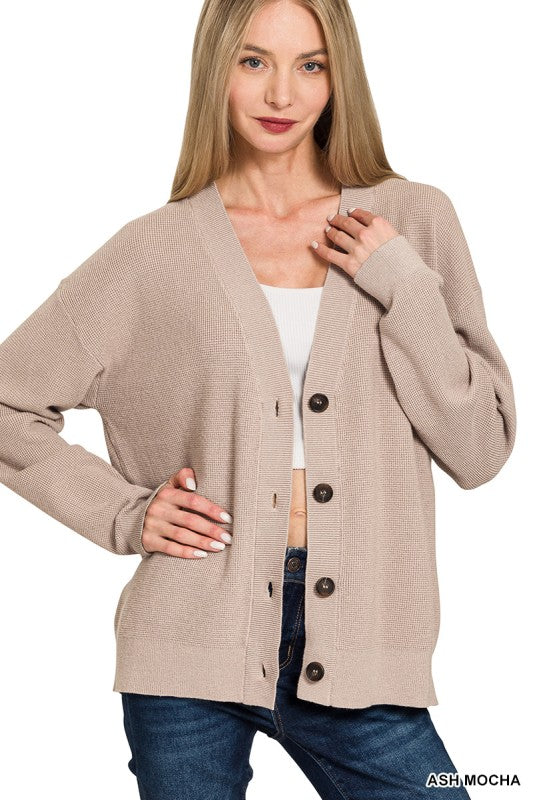 Viscose Sweater Cardigan: 6 Colors
