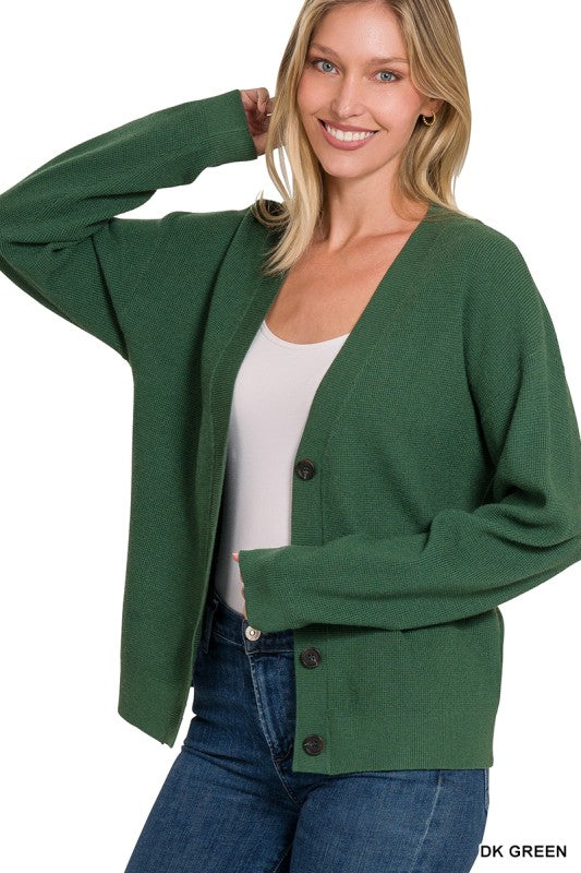 Viscose Sweater Cardigan: 6 Colors