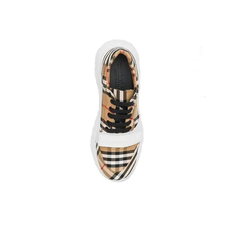 Burberry Vintage Check Cotton Archive Sneakers Beige