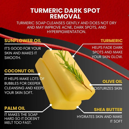 Turmeric Face Bar for Dark Spots &amp; Uneven Skin