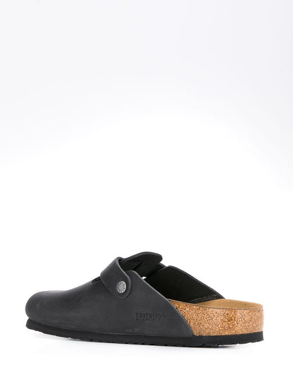 Birkenstock Boston Oiled Leather Slippers