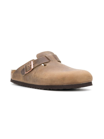 Birkenstock Boston Oiled Leather Slippers