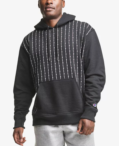 Champion Men Hooded Long Sleeve Athletic Hoodies, Size Med
