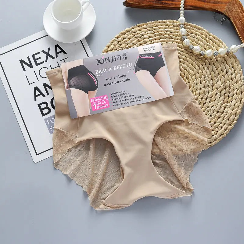 Seamless Mid-Waist Tummy Control Pants, Tight-Fitting Postpartum Breathable Butt-Lifting Underwear, Tummy Shaping, Summer Thin Buttocks SHOPEZRA L.L.C.