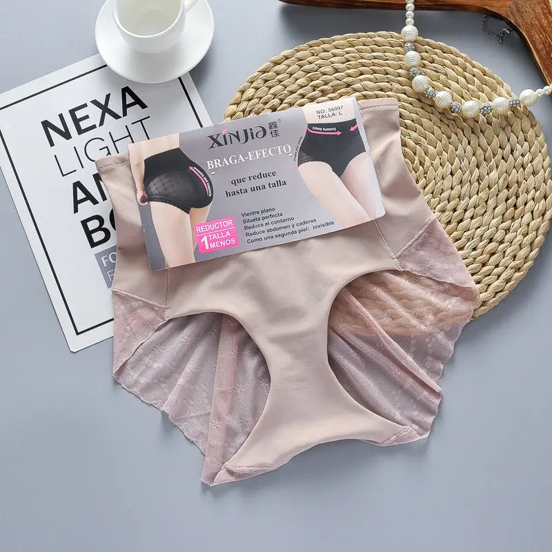 Seamless Mid-Waist Tummy Control Pants, Tight-Fitting Postpartum Breathable Butt-Lifting Underwear, Tummy Shaping, Summer Thin Buttocks SHOPEZRA L.L.C.