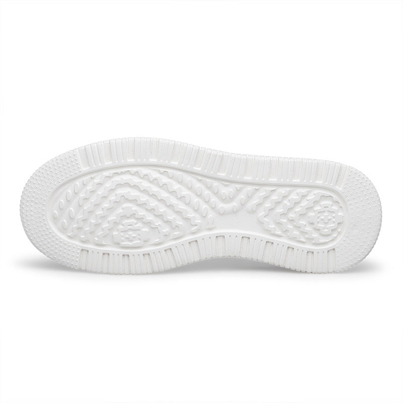 Invisible Height Increasing Hollow Casual Leather Shoes for Men