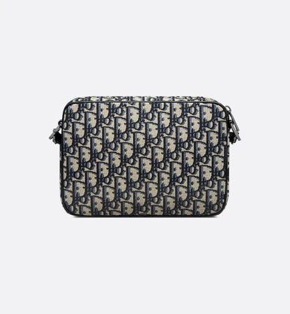 Dior Saddle Triple Pouch Black Dior Oblique Jacquard