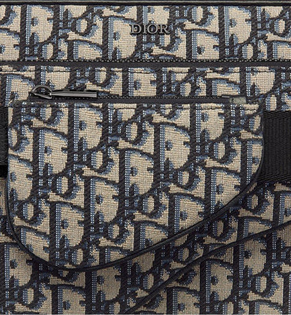 Dior Saddle Triple Pouch Black Dior Oblique Jacquard