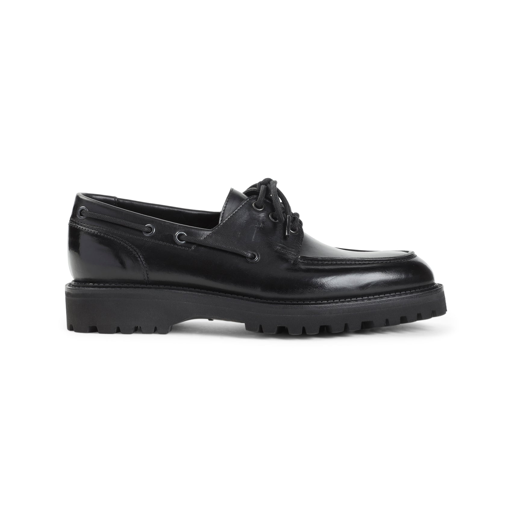 JOHN LOBB Leather Derbies for Men - Round Toe Design
