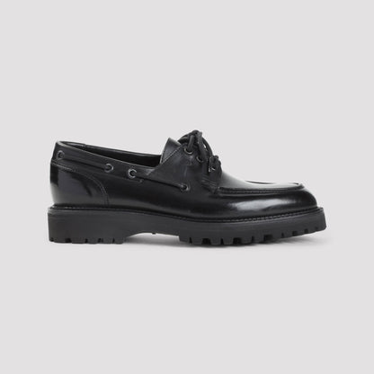 JOHN LOBB Leather Derbies for Men - Round Toe Design