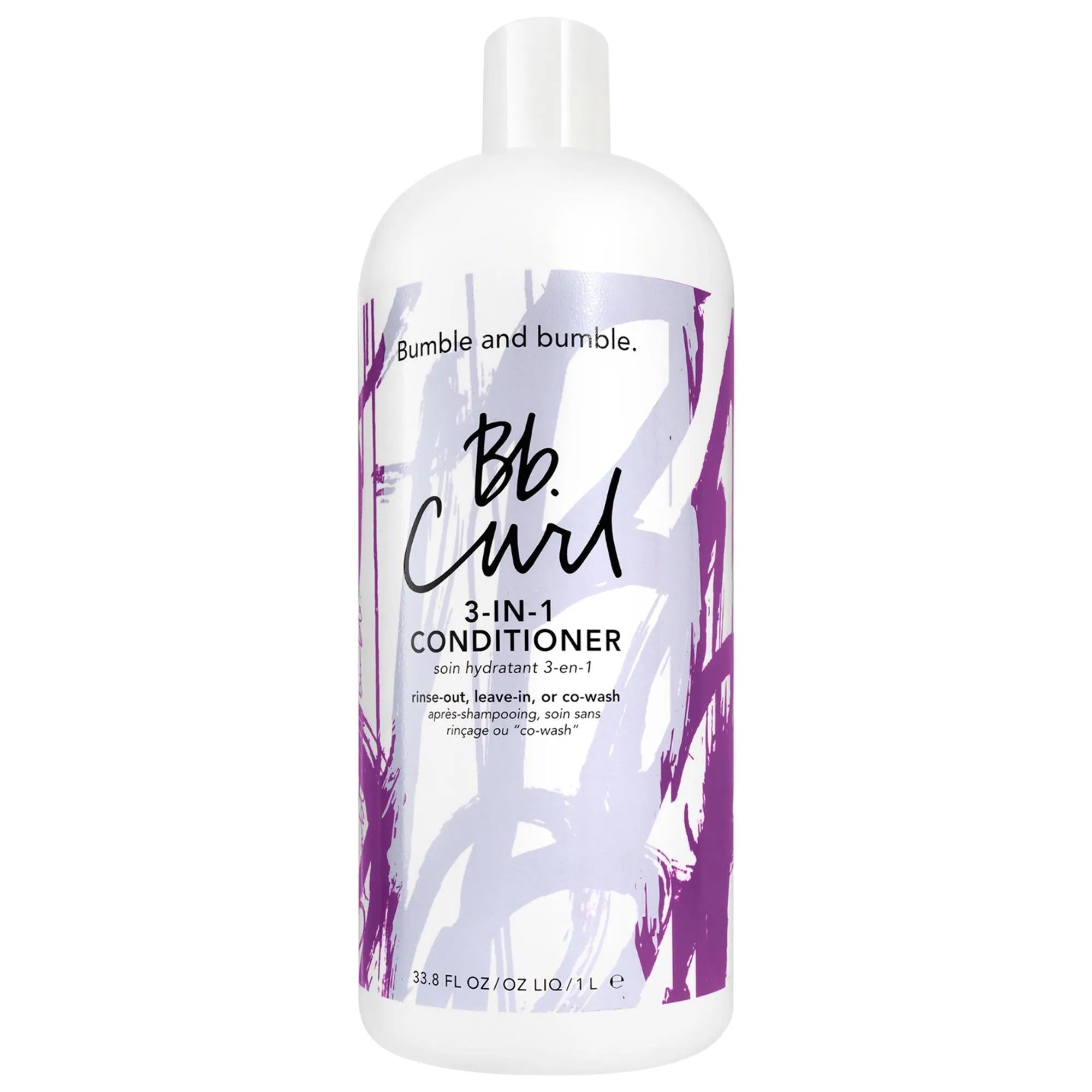 Curl 3-in-1 Moisturizing Conditioner for Curly Hair - Vegan, Sulfate-Free, Moisturizes &amp; Detangles