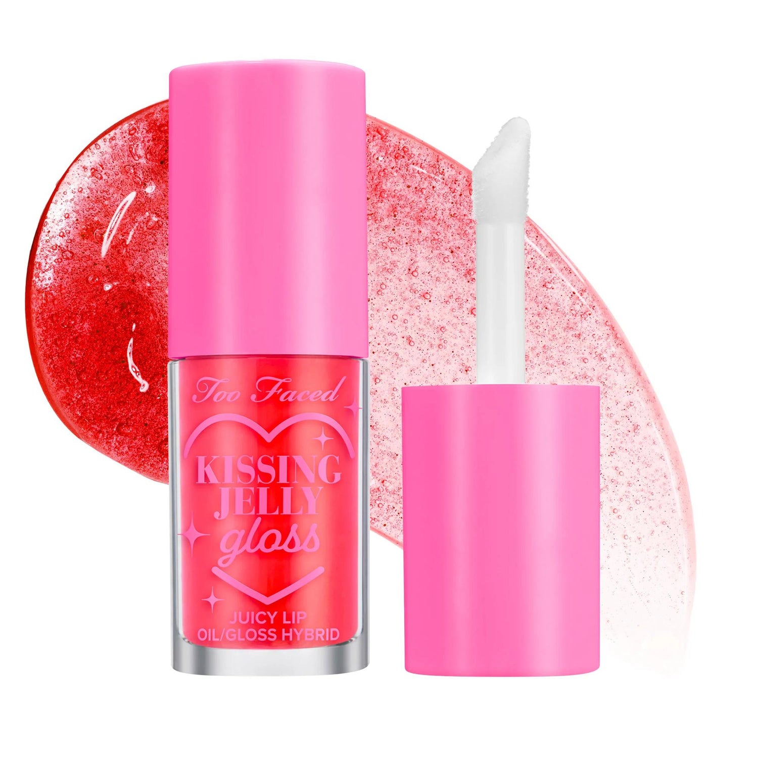 Kissing Jelly: Ultra-Hydrating, Non-Sticky Lip Oil Gloss | Vegan &amp; Cruelty-Free for Soft, Sheer Color &amp; 12-Hour Moisture