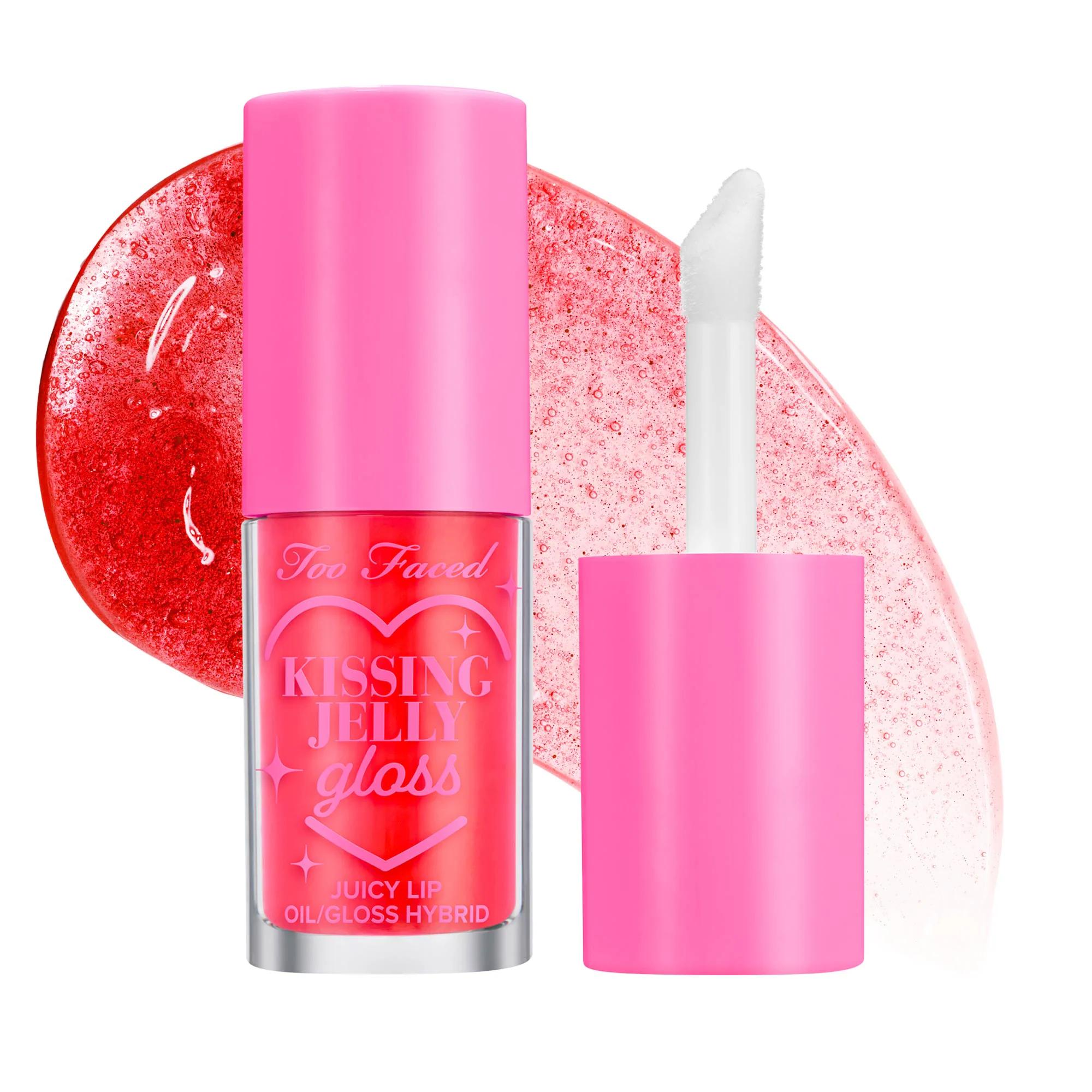 Kissing Jelly: Ultra-Hydrating, Non-Sticky Lip Oil Gloss | Vegan &amp; Cruelty-Free for Soft, Sheer Color &amp; 12-Hour Moisture