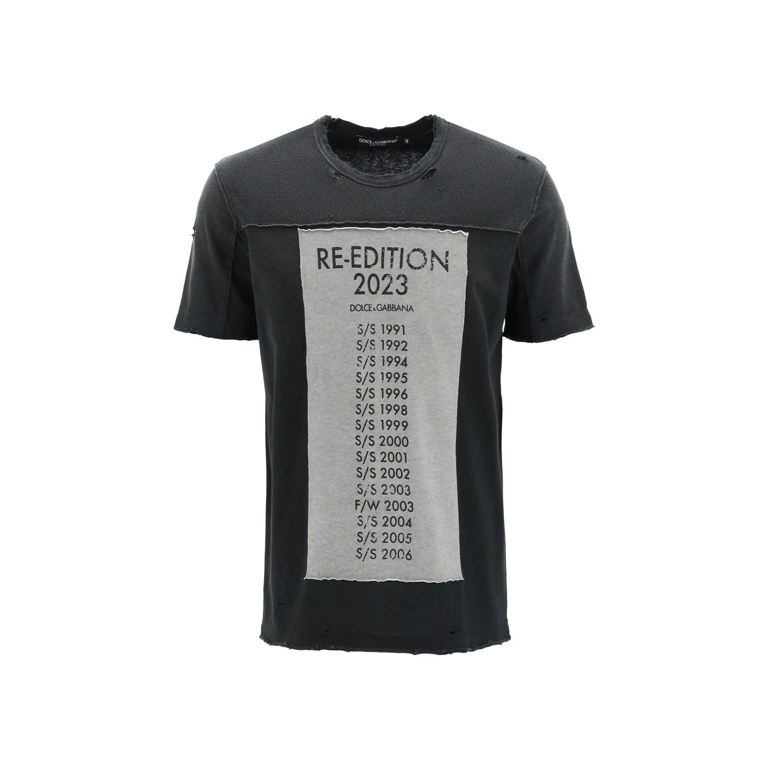 Dolce &amp; Gabbana Printed Cotton T Shirt