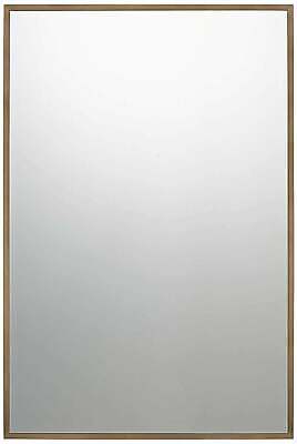 Quoizel QR3330 Reflections 36 X 24 inch Antique Brass Mirror