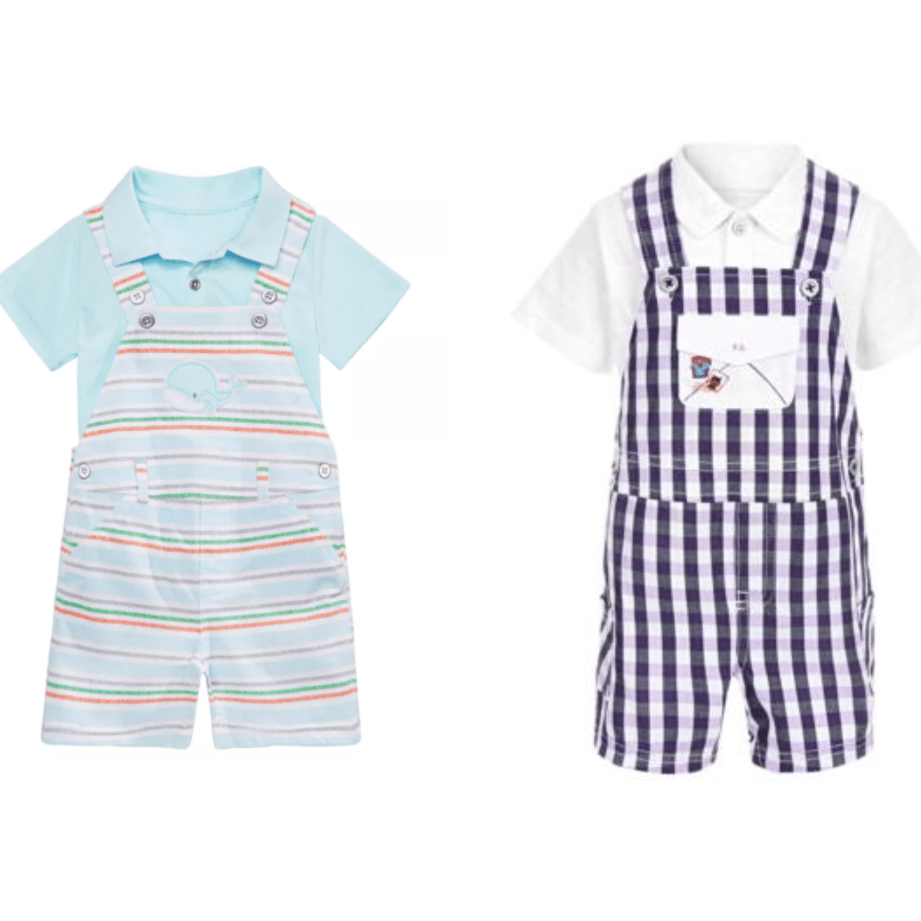 First Impressions Baby Boys 2-Pc. Polo Shirt &amp; Short Set