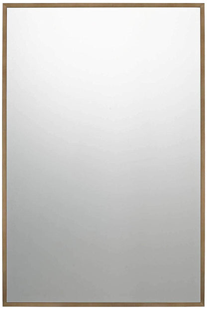 Quoizel QR3330 Reflections 36 X 24 inch Antique Brass Mirror