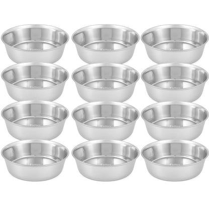 Jeffers Heavy Weight Stainless Steel Pet Bowls – Durable Pet Food &amp; Water Dish, Chew-Resistant, Dishwasher Safe