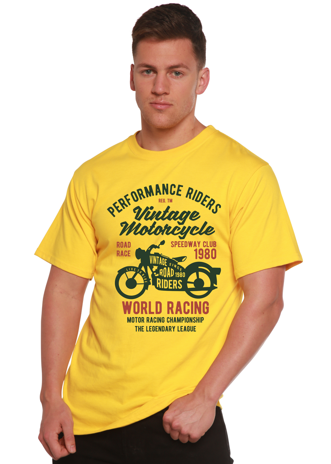 Vintage Motorcycle Spun Bamboo® Men&