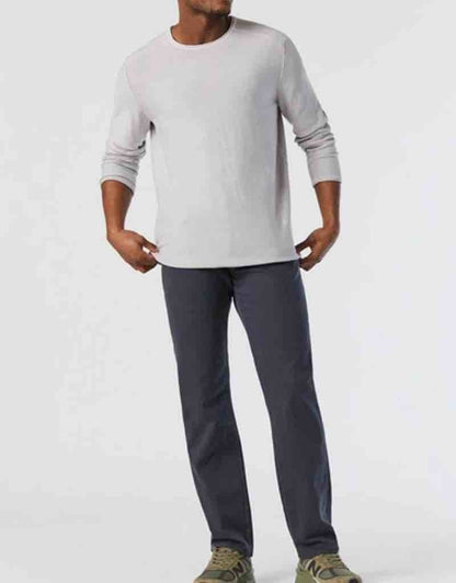 Zach Straight Leg - Ebony Twill