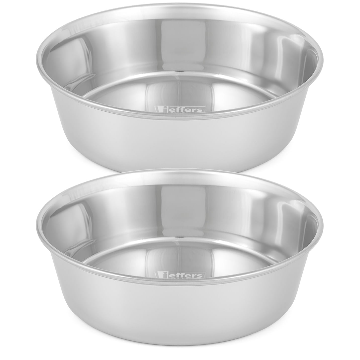 Jeffers Heavy Weight Stainless Steel Pet Bowls – Durable Pet Food &amp; Water Dish, Chew-Resistant, Dishwasher Safe