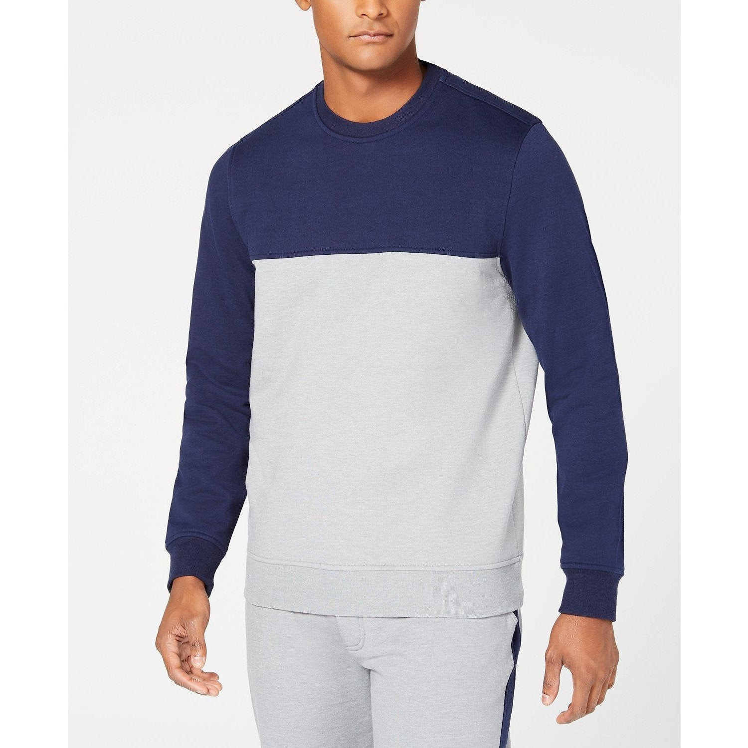 Club Room Mens Color Block Sweatshirt